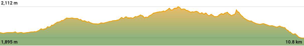 Stage 22 elevation profile